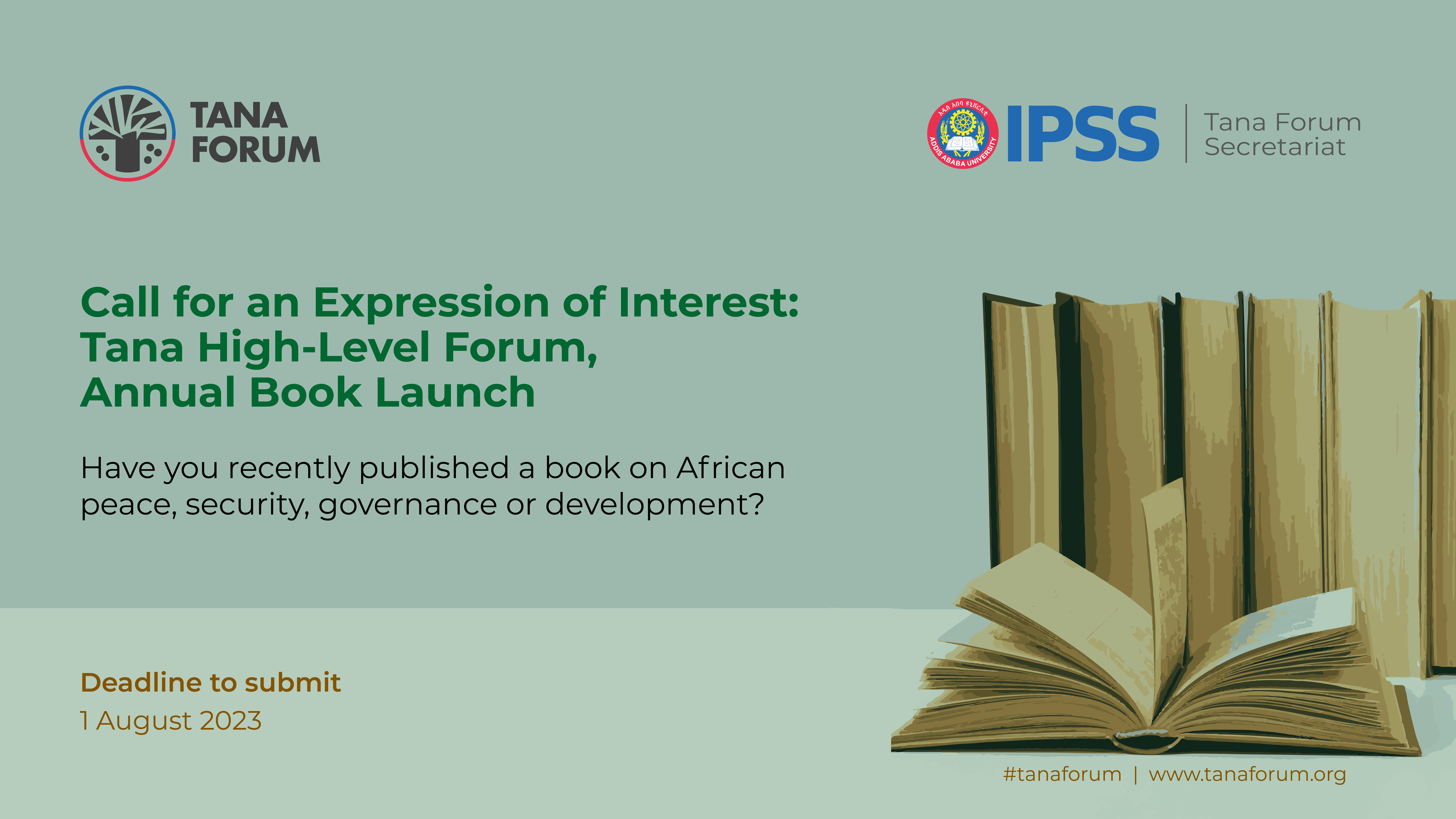 Call for an Expression of Interest: Tana High-Level Forum on Security, Annual Book Launch