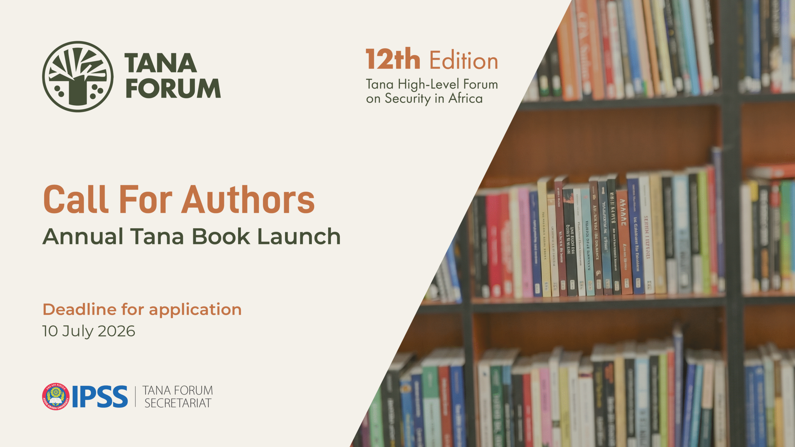 Call to Authors: Propose Your Book to the Tana Annual Book Launch