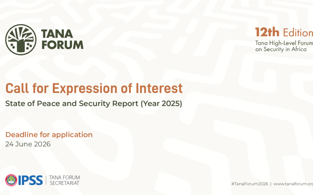 Call for Expression of Interest: State of Peace and Security Report (Year 2025)